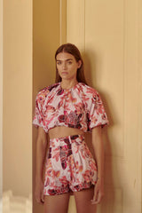 PINK FLORAL LAIA SHORT