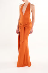 ORANGE IMAN LONG DRESS