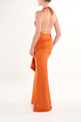 ORANGE IMAN LONG DRESS