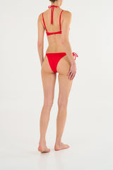 RED ABIR BIKINI TOP