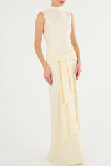IVORY ASIL LONG DRESS