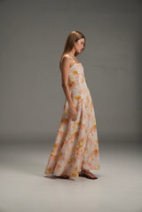 DAI LOLA LINEN LONG DRESS