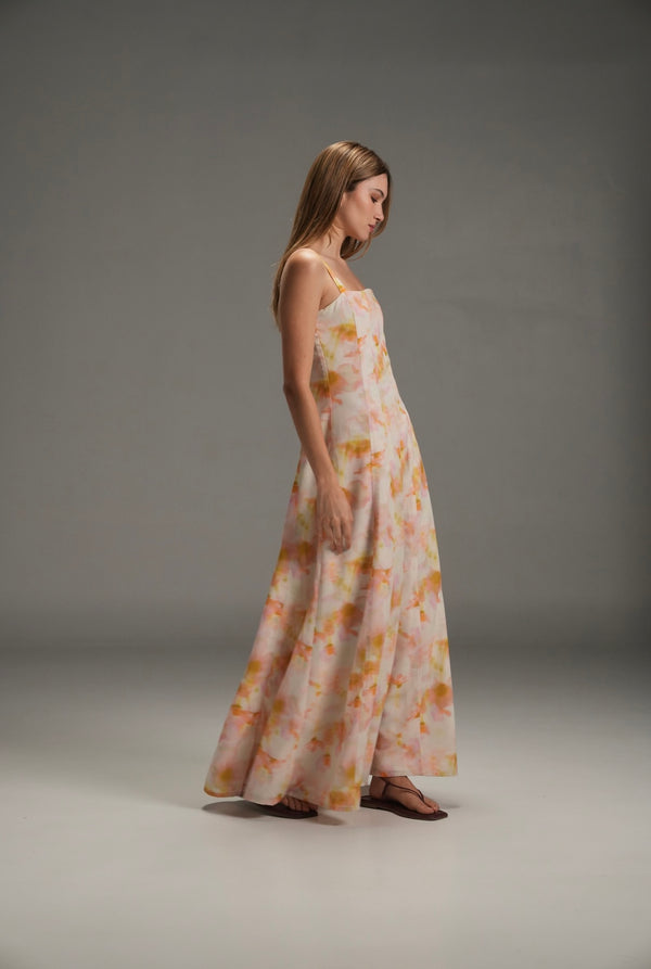 DAI LOLA LINEN LONG DRESS
