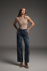 FLORAL JEANS