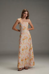 DAI LOLA LINEN LONG DRESS