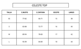 IVORY CELESTE TOP