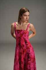 MARDI LOLA LINEN LONG DRESS