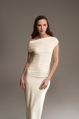 IVORY HUDA MIDI DRESS
