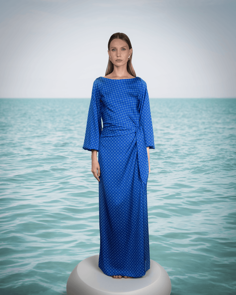 AZURE YVONNE LONG DRESS