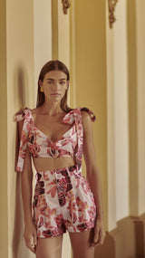 PINK FLORAL LAIA SHORT