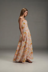 DAI LOLA LINEN LONG DRESS