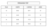 BLUE FERNANDA TOP