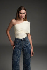 FLORAL JEANS