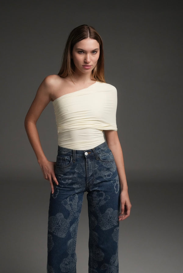 FLORAL JEANS