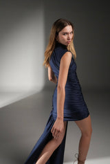 NAVY LIA MINI DRESS