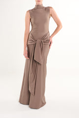 SEPPIA ASIL LONG DRESS