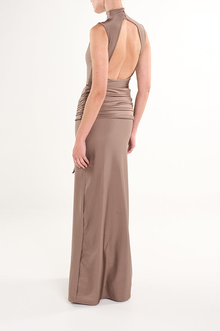 SEPPIA ASIL LONG DRESS