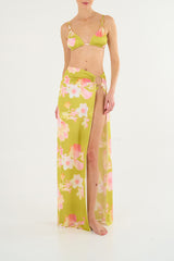 LIME ELI LONG SKIRT