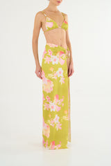 LIME ELI LONG SKIRT