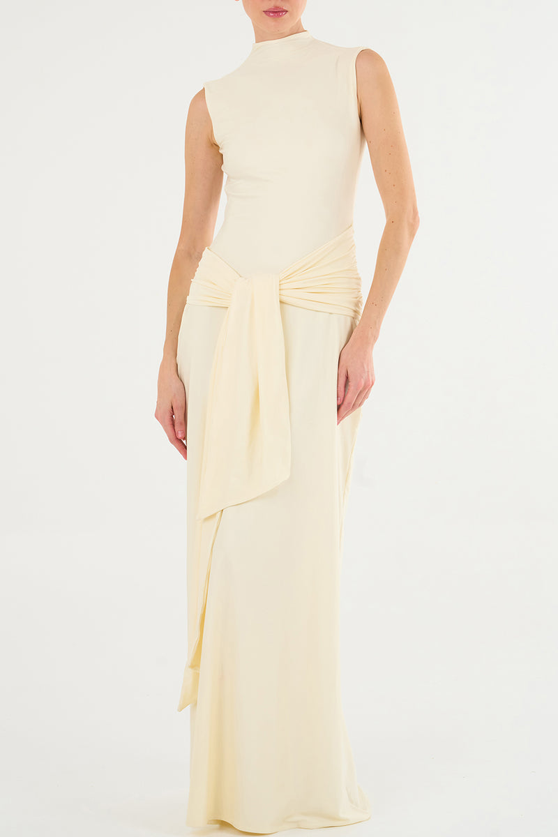 IVORY ASIL LONG DRESS