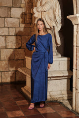 GRAPE YVONNE LONG DRESS